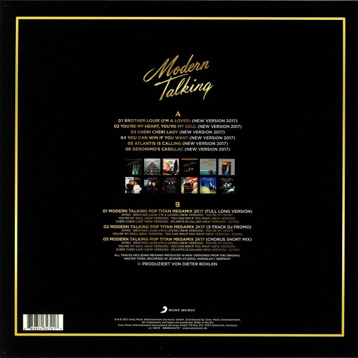 Back for Gold: the New Versions (Clear Vinyl) - Modern Talking
