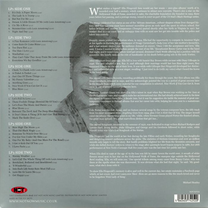 The Platinum Collection (3xLP) (White Vinyl) - Ella Fitzgerald