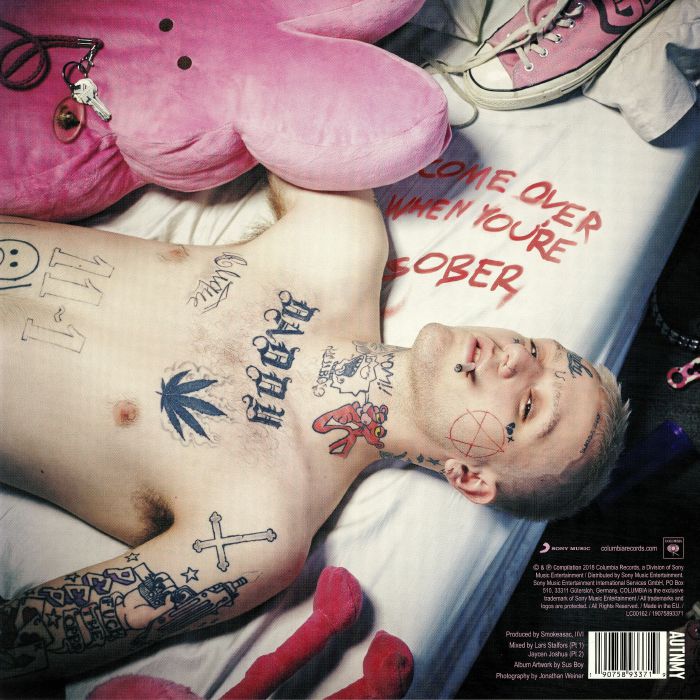 Come over When You're Sober Part 1 & 2 (Pink & Black Vinyl) - Lil Peep