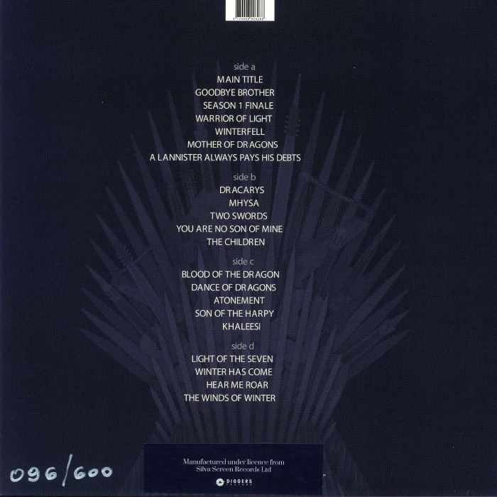 Music of Game of Thrones (Soundtrack) (White Vinyl) - The City of Prague Philharmonic Orchestra