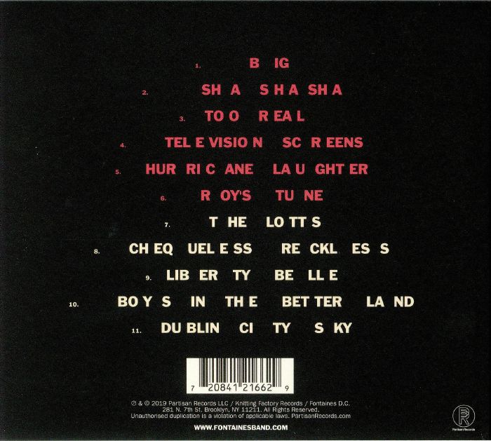 Dogrel - Fontaines DC (CD)