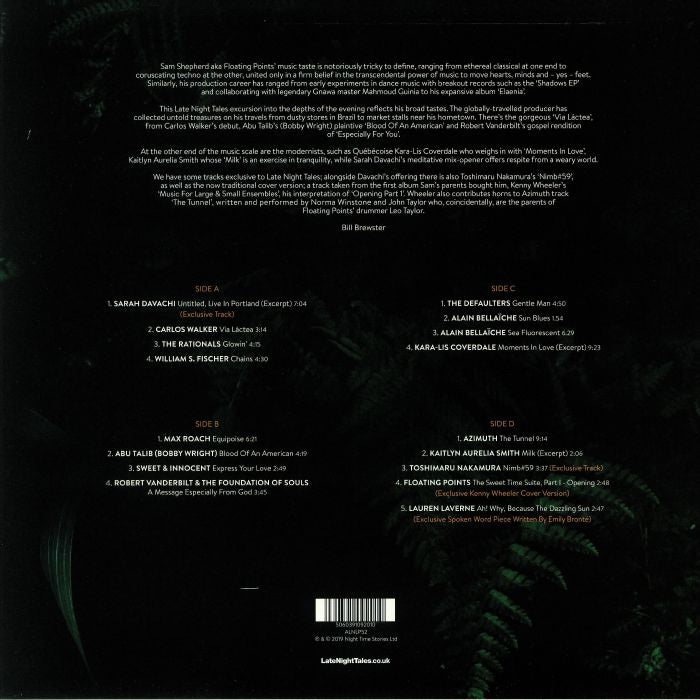 Late Night Tales - Floating Points / Various