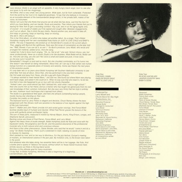 Blacks & Blues (Reissue) - Bobbi Humphrey