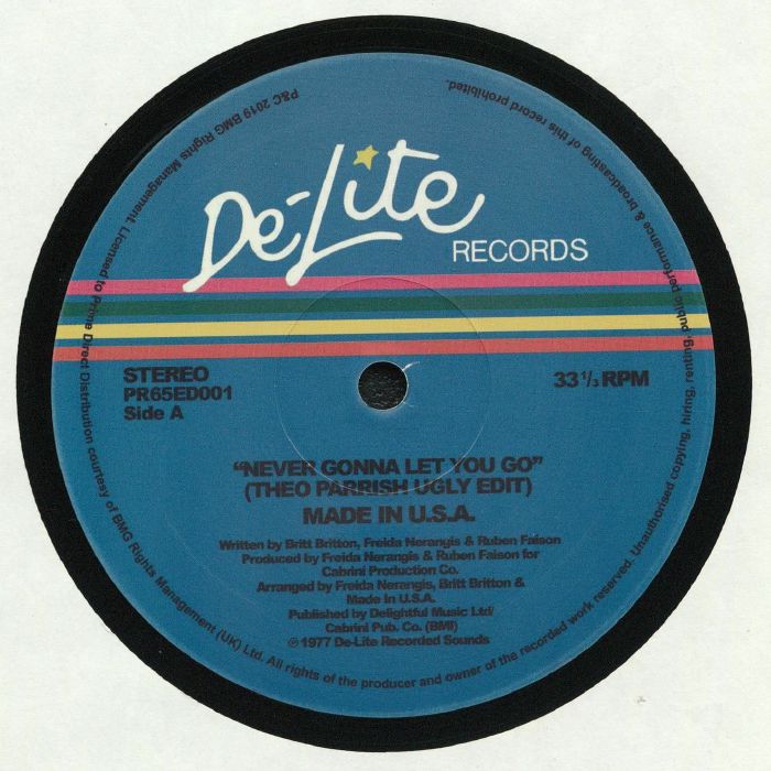 Never Gonna Let You Go - Made in USA