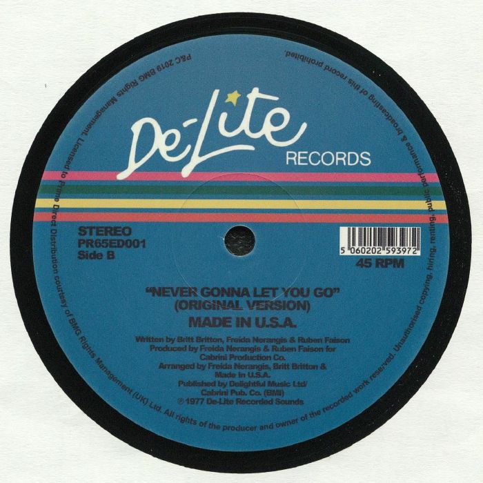 Never Gonna Let You Go - Made in USA