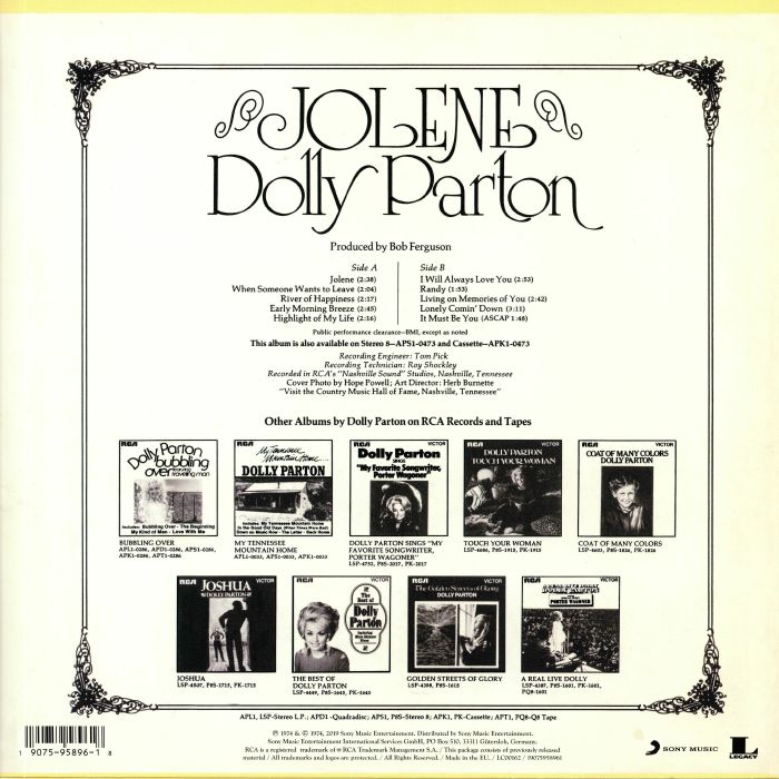 Jolene (Reissue) - Dolly Parton