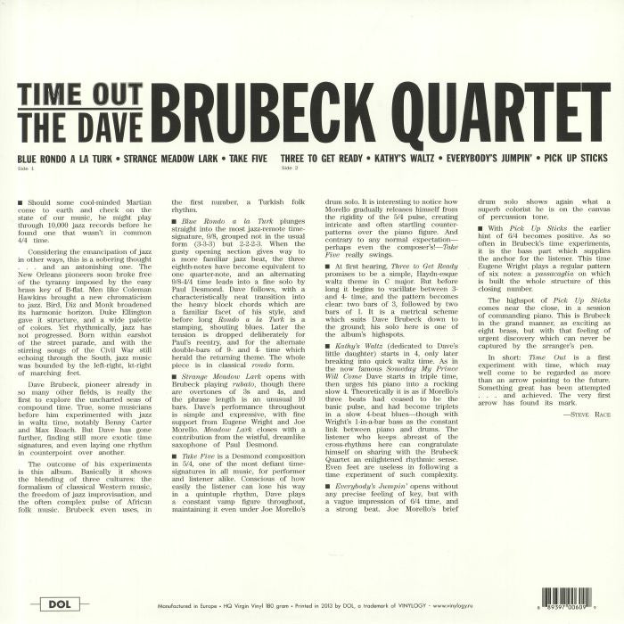 Time Out (Reissue) - The Dave Brubeck Quartet