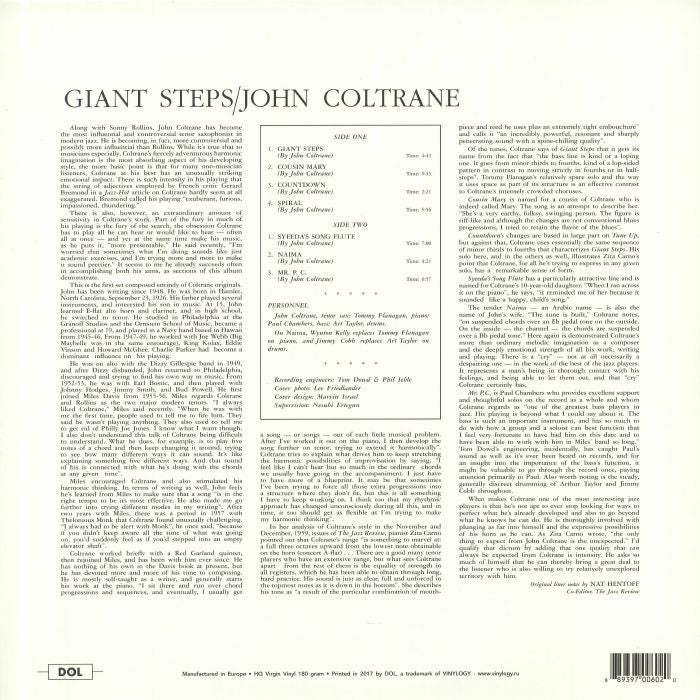 Giant Steps (Blue Vinyl) - John Coltrane