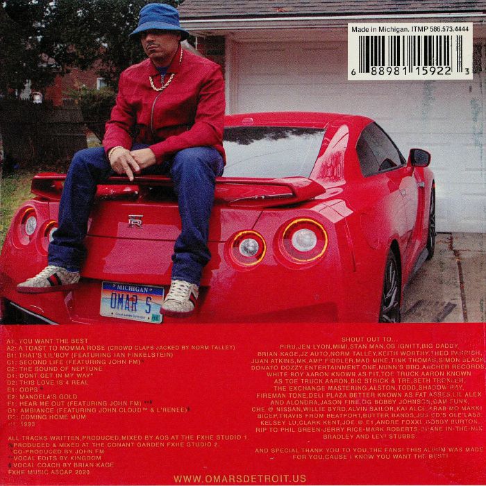 You Want - Omar S (CD)