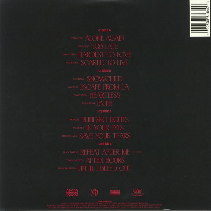 After Hours - The Weeknd