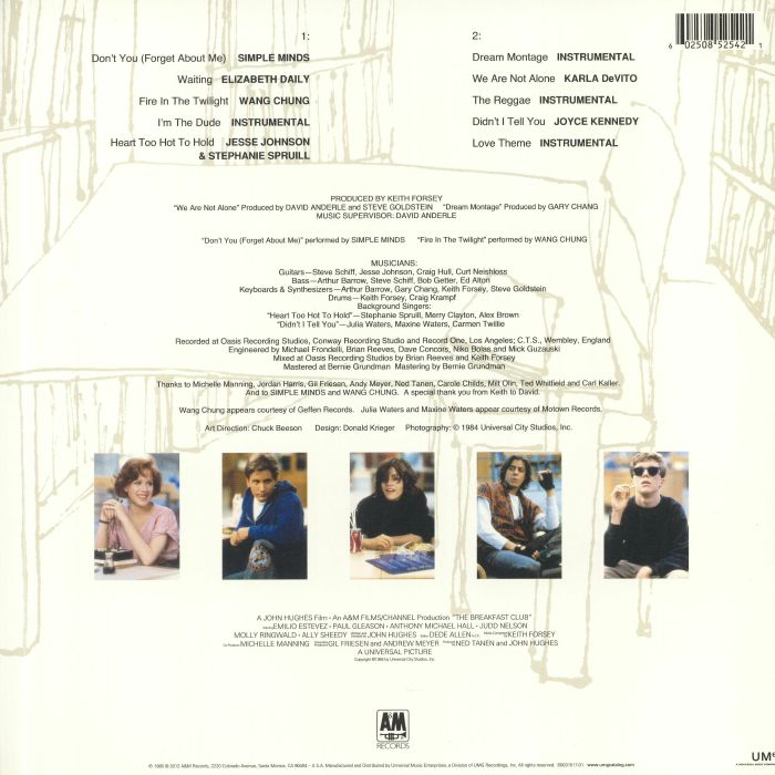 The Breakfast Club (Soundtrack) - Various