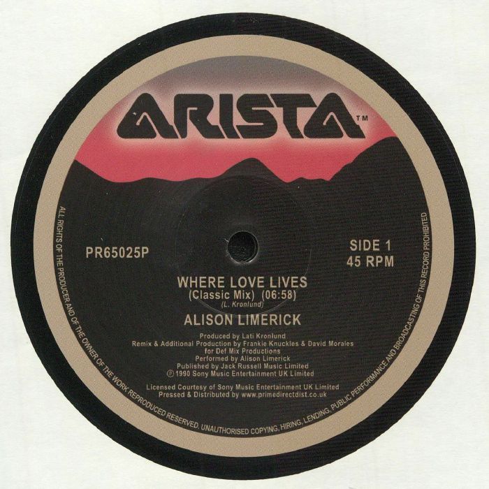 Where Love Lives (30th Anniversary Edition) - Alison Limerick