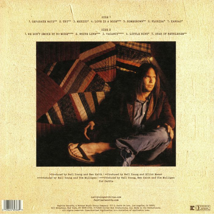 Homegrown - Neil Young
