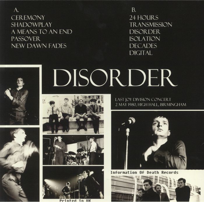 Disorder - Joy Division