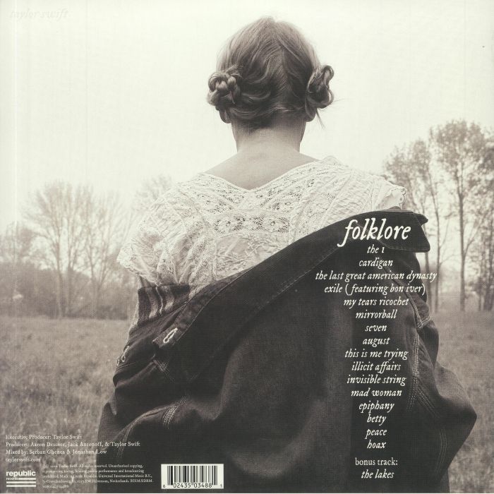 Folklore (Renkli Plak) - Taylor Swift