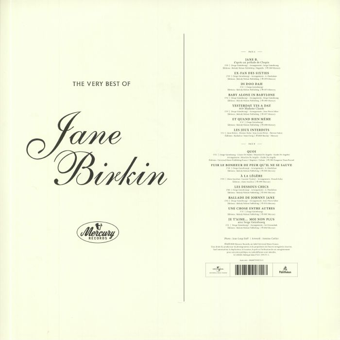 The Very Best Of - Jane Birkin
