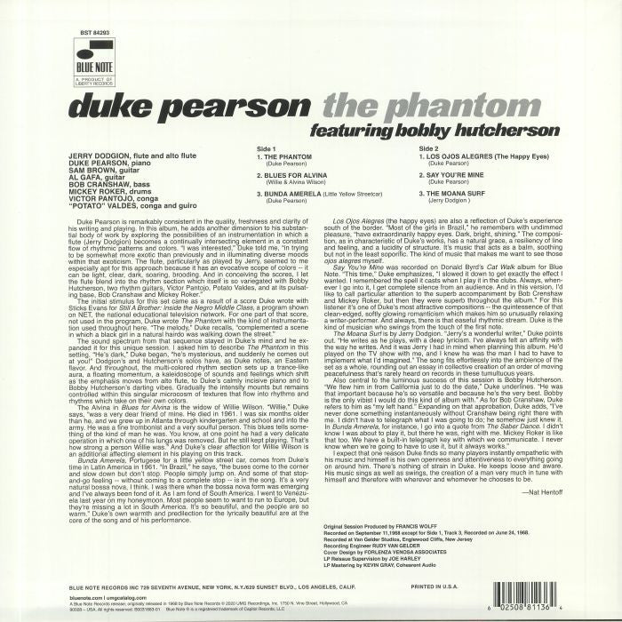The Phantom (Tone Poet Series) (Reissue) - Duke Pearson feat Bobby Hutcherson