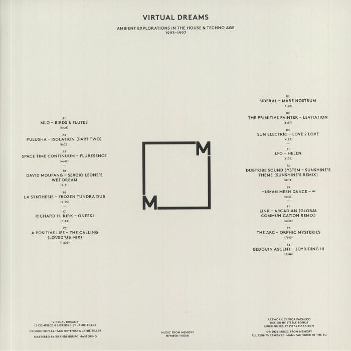 Virtual Dreams: Ambient Explorations in the House & Techno Age 1993-1997 (3xLP) - Various