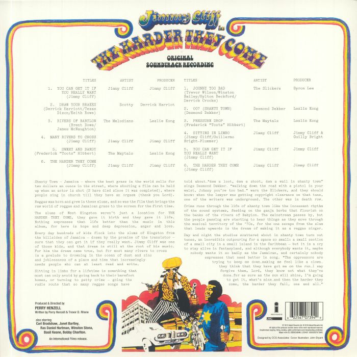 The Harder They Come (Soundtrack) - Jimmy Cliff / Various