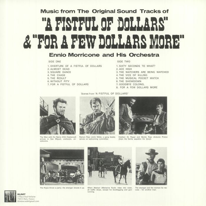 A Fistful of Dollars & for a Few Dollars More (Soundtrack) (Renkli Plak) - Ennio Morricone