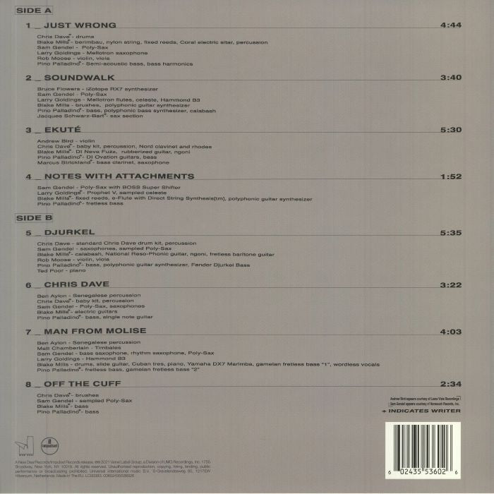 Notes with Attachments - Pino Palladino / Blake Mills