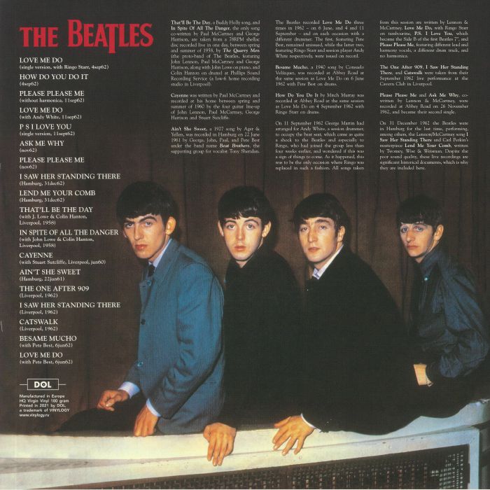 1958-1962 (Red Vinyl) - The Beatles