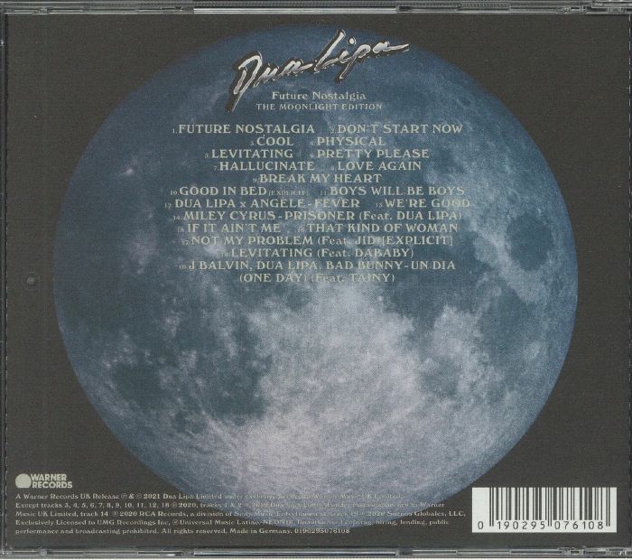 Future Nostalgia (the Moonlight Edition) - Dua Lipa (CD)