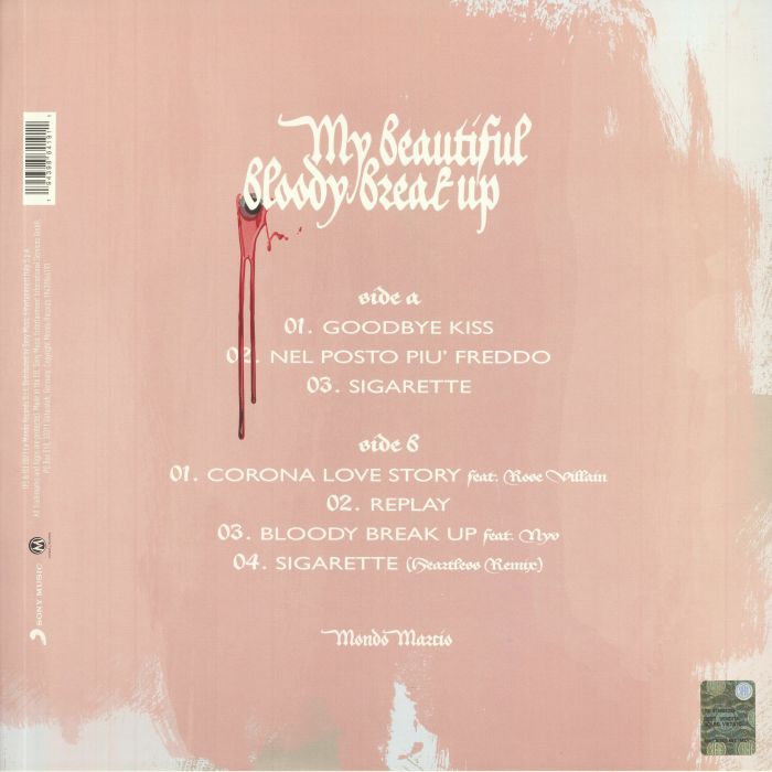 My Beautiful Bloody Break Up (Picture Disc) - Mondo Marcio