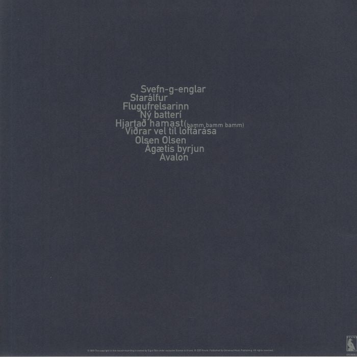 Agaetis Byrjun (Reissue) - Sigur Ros