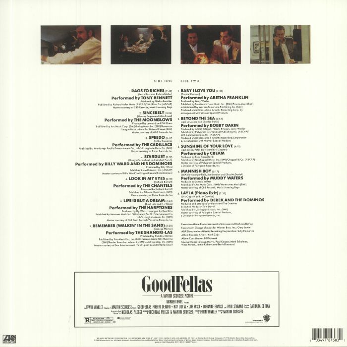 Goodfellas (Soundtrack) (Reissue) (Translucent Blue Vinyl) - Various