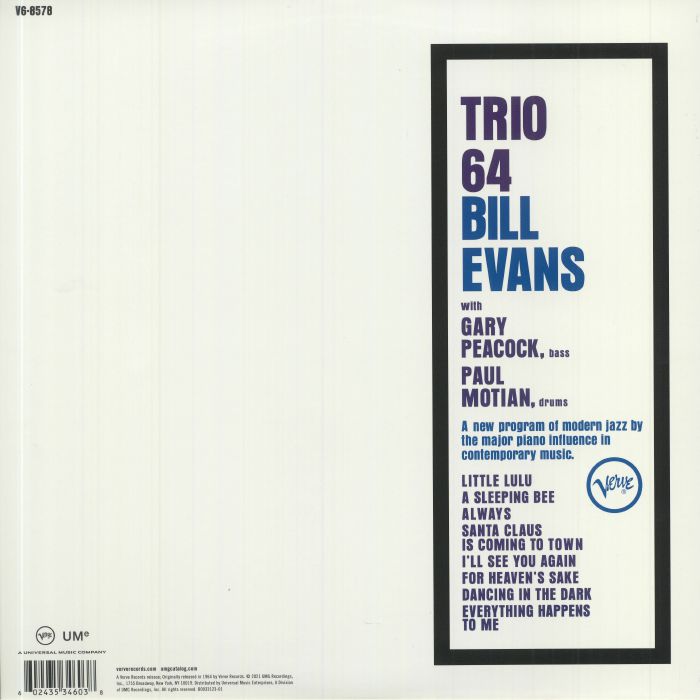Trio 64 (Reissue) - Bill Evans