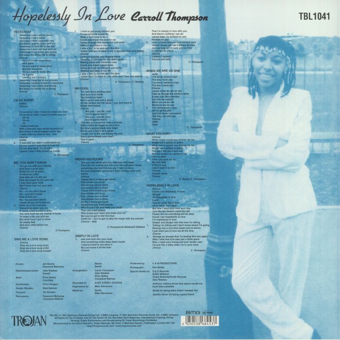 Hopelessly in Love (40th Anniversary Edition) - Carroll Thompson