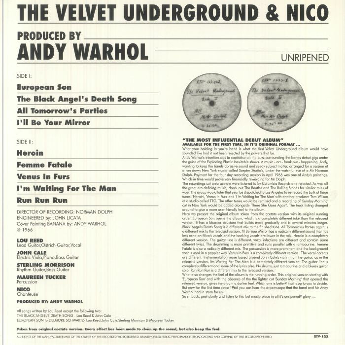 Unripened: Demos & Rare Tracks - Velvet Underground / Nico