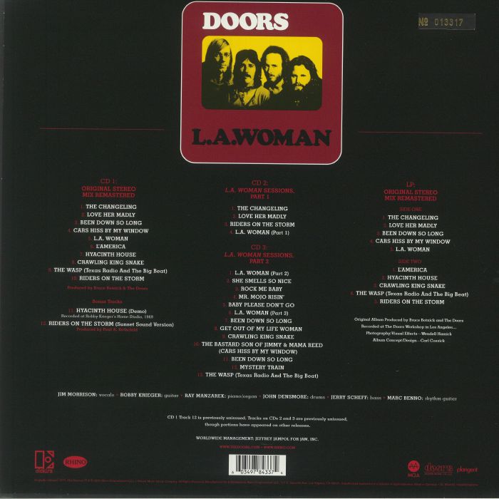 La Woman (50th Anniversary Deluxe Edition) - The Doors (3xCD)