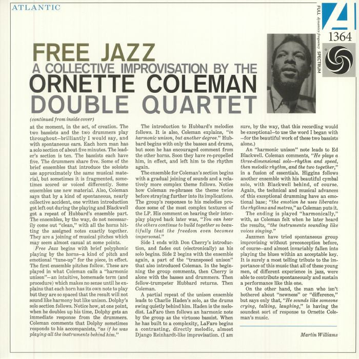 Free Jazz Limited Edition Colored Vinyl - Ornette Coleman