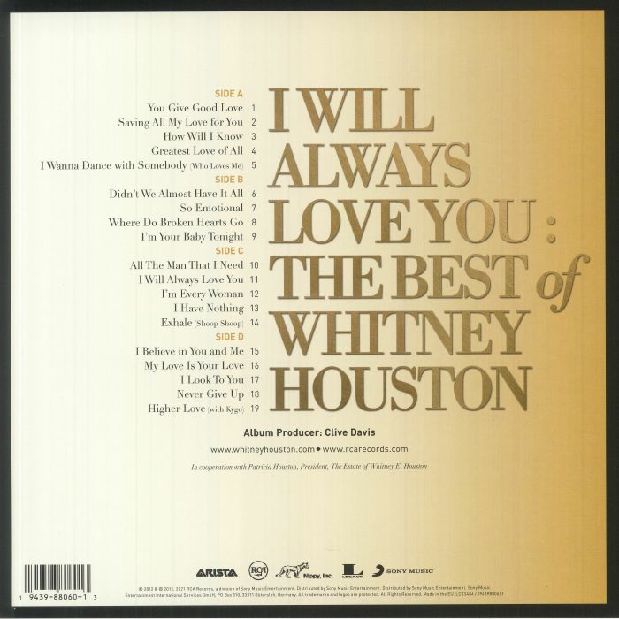 I Will Always Love You: the Best of Whitney Houston - Whitney Houston