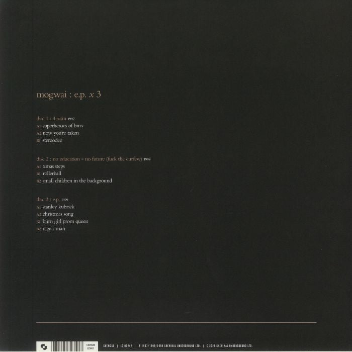 EP X 3 - Mogwai