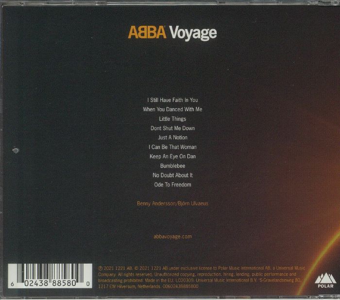 Voyage - ABBA (CD)