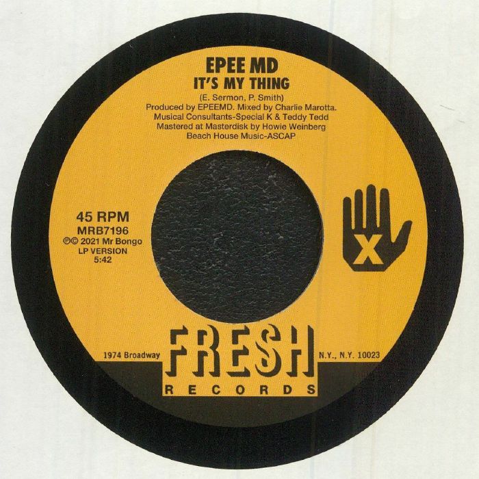 It's My Thing (Reissue) - Epee Md