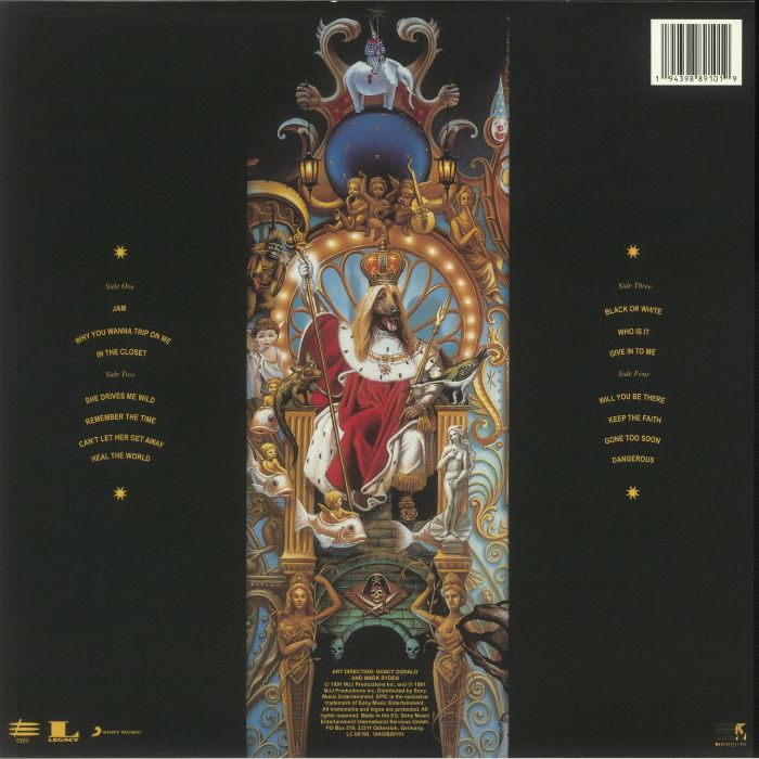 Dangerous (Red Marbled Vinyl) - Michael Jackson