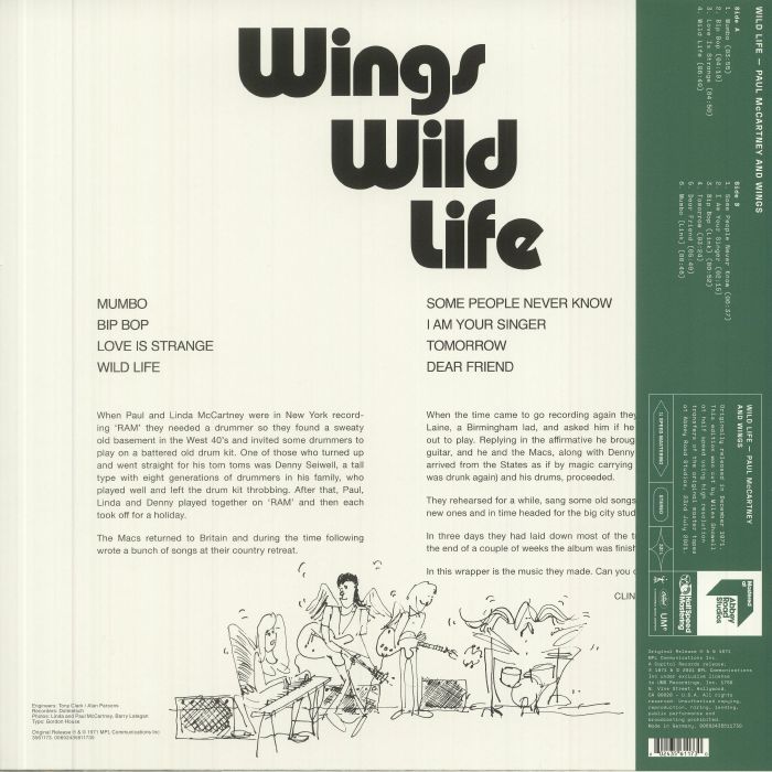 Wild Life (Half Speed Remastered) - Paul Mccartney / Wings