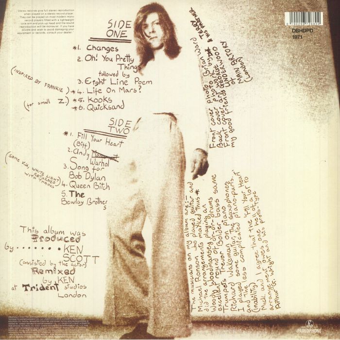 Hunky Dory (50th Anniversary Edition) (Picture Disc) - David Bowie