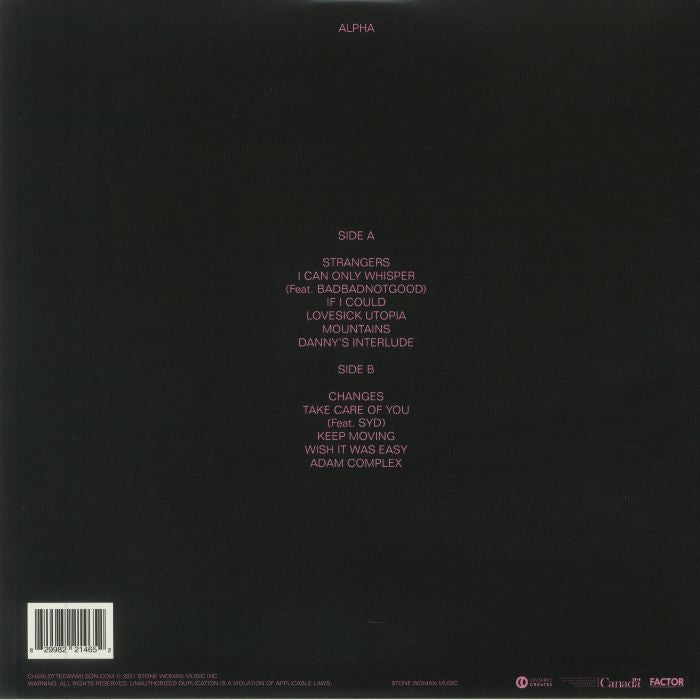 Alpha (Pink Vinyl) (Booklet Hediyeli) - Charlotte Day Wilson