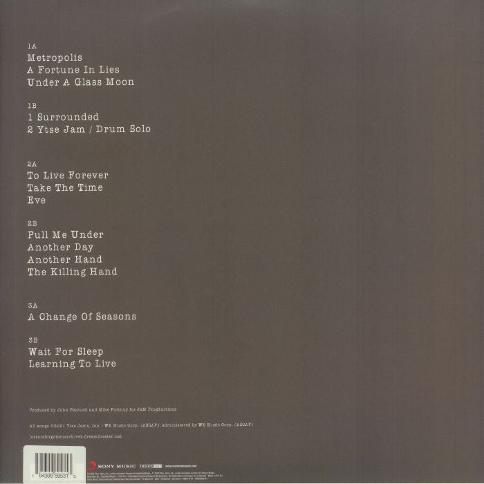 Lost Not Forgotten Archives: Live in Nyc 1993 - Dream Theater
