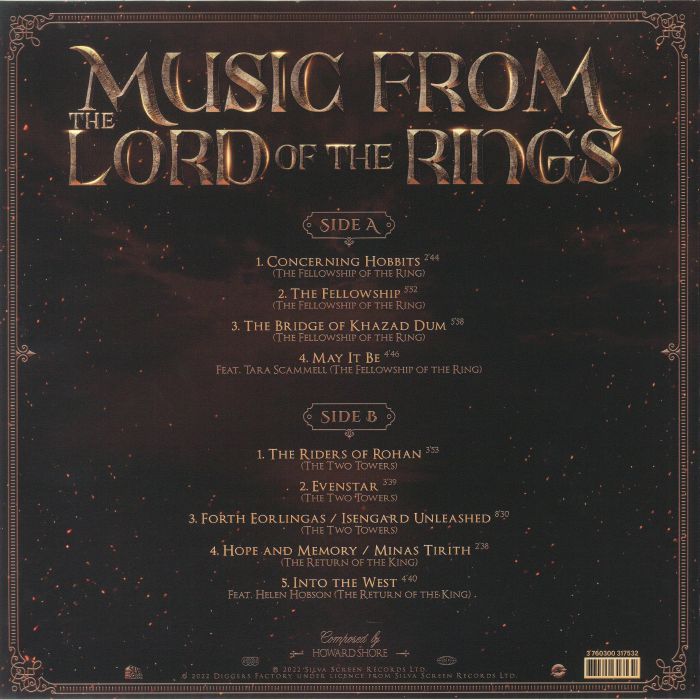 Music from the Lord of the Rings (Soundtrack) - The City of Prague Philharmonic Orchestra / Crouch End Festival Chorus