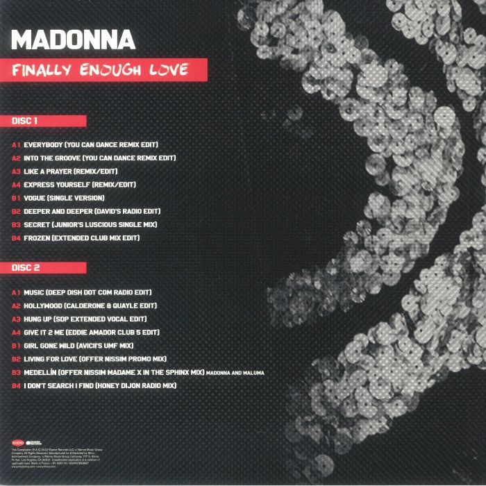 Finally Enough Love - Madonna