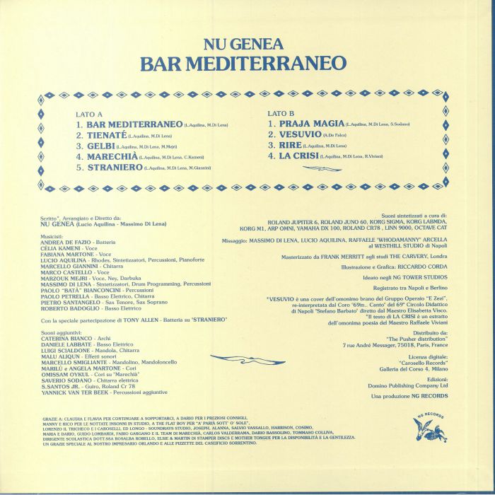 Bar Mediterraneo - Nu Genea Aka Nu Guinea