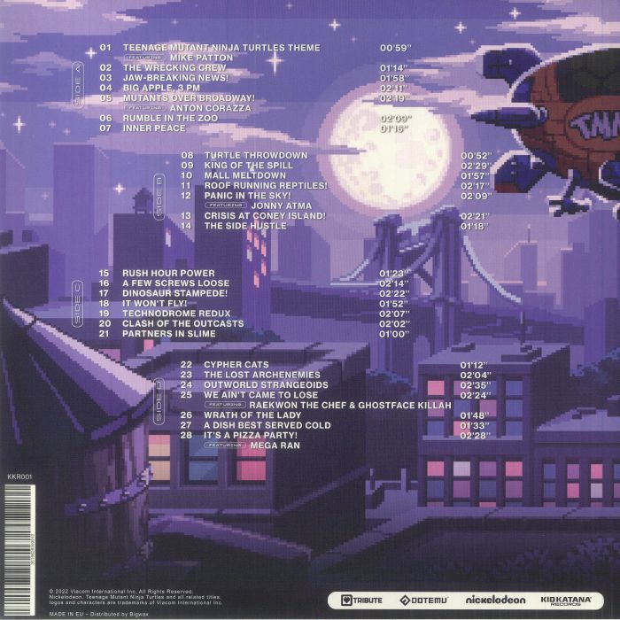 Teenage Mutant Ninja Turtles: Shredder's Revenge (Soundtrack) (Booklet Hediyeli) - Tee Lopes