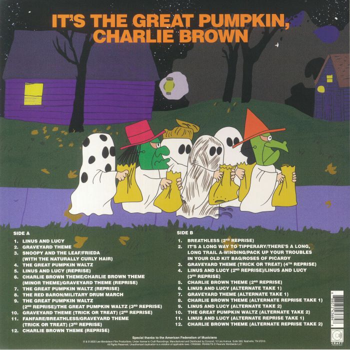 It's the Great Pumpkin Charlie Brown (Limited) (Soundtrack) - Vince Guaraldi