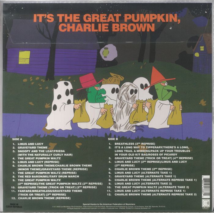 It's the Great Pumpkin Charlie Brown (Soundtrack) - Vince Guaraldi